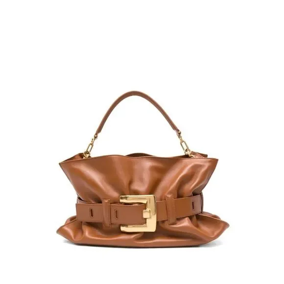 Balmain Women "Anthem Medium" Calfskin Bag - Picture 1 of 5